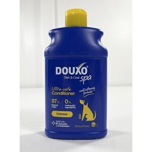 Douxo Spa Ultra-Safe Oatmeal Dog Conditioner Softening Formula 16oz New